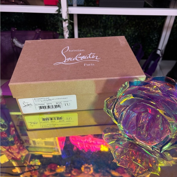 NWT Christian Louboutin Panettone Long Wallet 31752245271 Tan / Brown - Picture 2 of 14